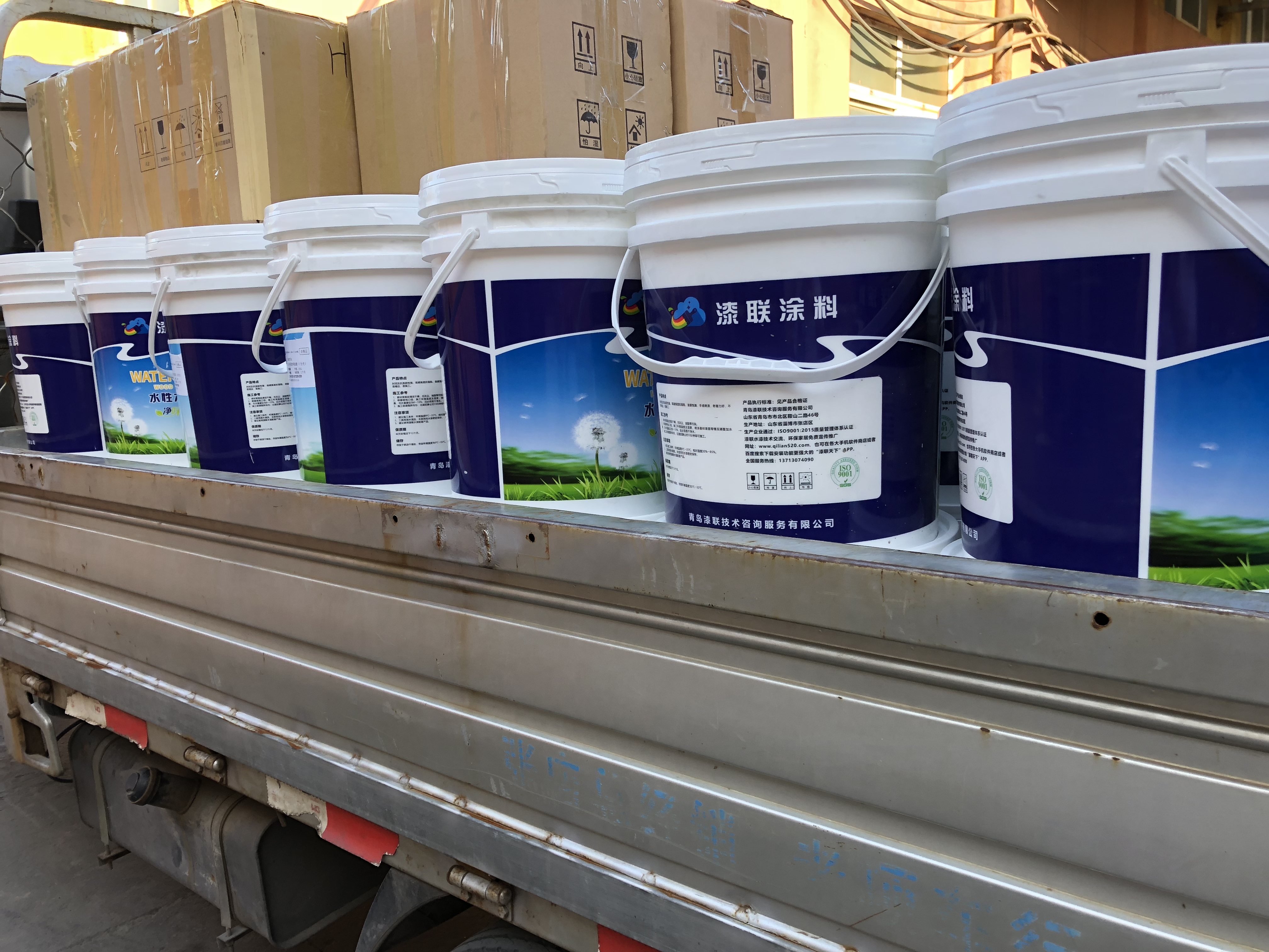 漆联水性木器漆